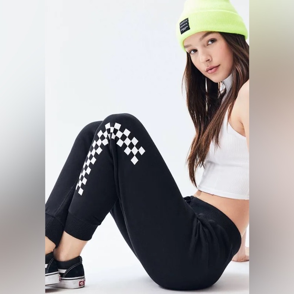 Vans Black & White Checkered Sweatpants